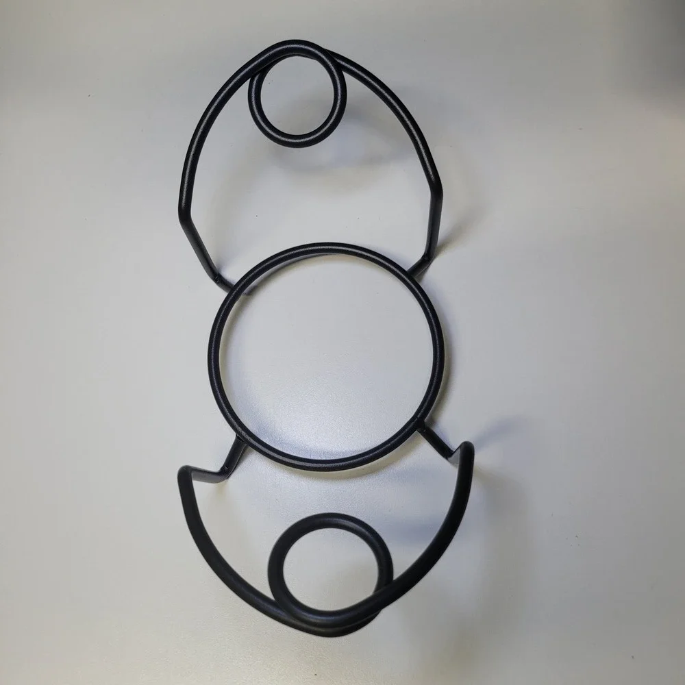 The Pampered Chef Black Metal‎ Appetizer Plate Stand Holder 3082